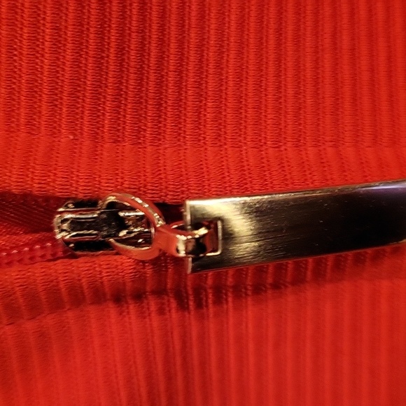 Ellen Tracy Red Cotton Jacket - Picture 7 of 7